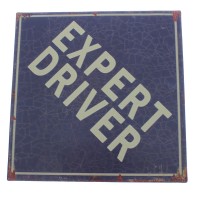 Plaques murales métal déco Expert Driver 24 x 24 cm